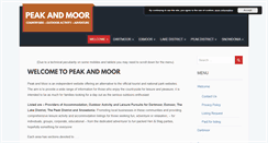 Desktop Screenshot of peakandmoor.co.uk