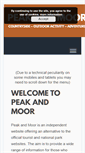 Mobile Screenshot of peakandmoor.co.uk