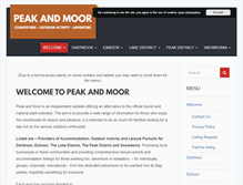 Tablet Screenshot of peakandmoor.co.uk